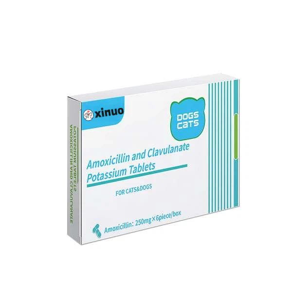 250 mg For dogs and cats Amoxicillin and Clavulanate Potassium Tablets