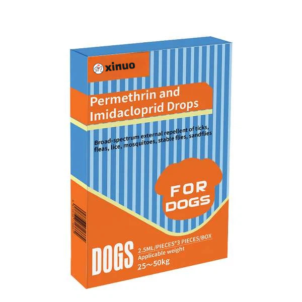 2.5ml for dogs Permethrin and Imidacloprid Drops