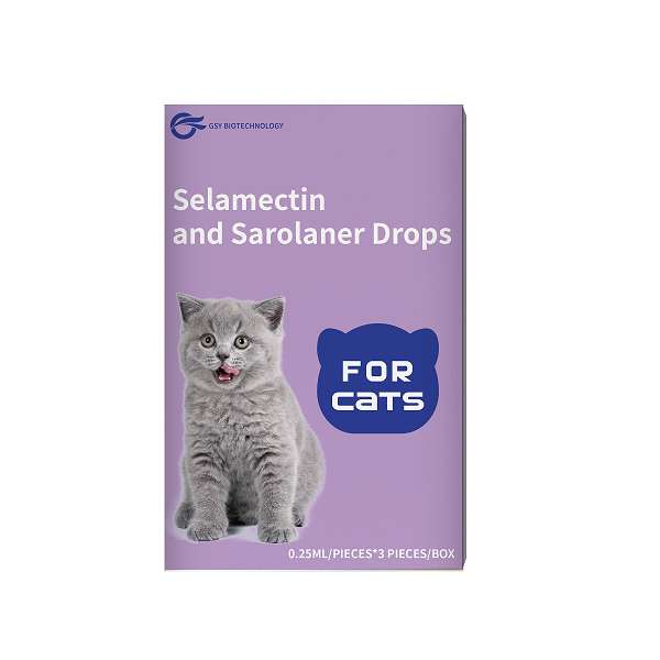0.25ml for cat Selamectin and Sarolaner Drops
