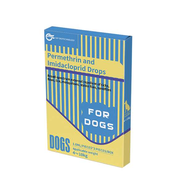 1.0ml for dogs Permethrin and Imidacloprid Drops