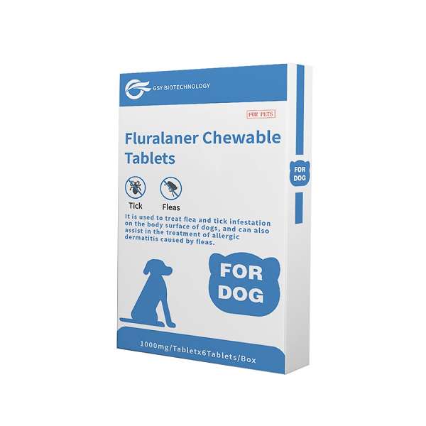 1000 mg Fluralaner Chewable Tablets for dogs