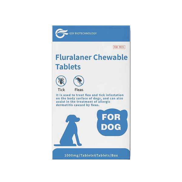 1000 mg Fluralaner Chewable Tablets for dogs
