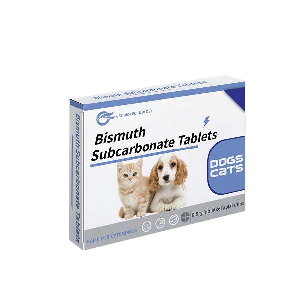 0.5g For pets Bismuth Subcarbonate Tablets