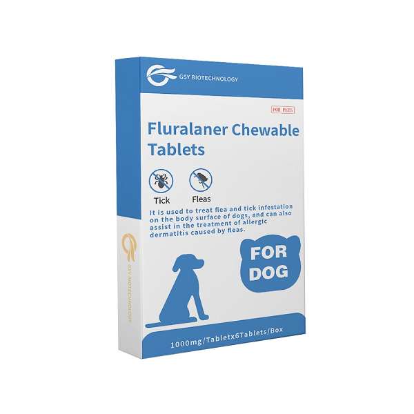 1000 mg Fluralaner Chewable Tablets for dogs