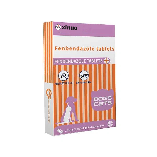 25 mg Fenbendazole Tablets for pets