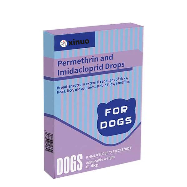 0.4 ml Permethrin and Imidacloprid Drops for dog