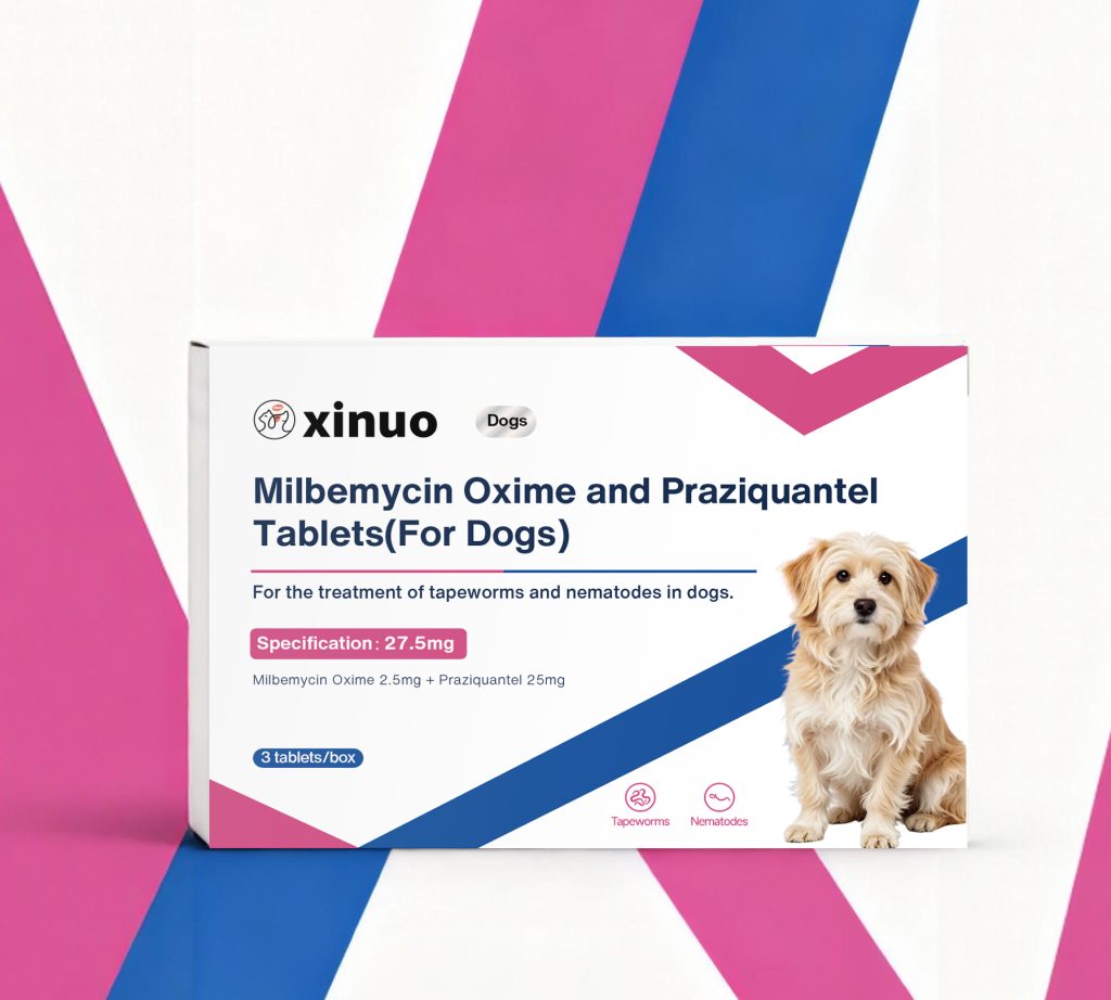 27.5 mg MilbemycinOxime and Praziquantel Tablets for Dogs